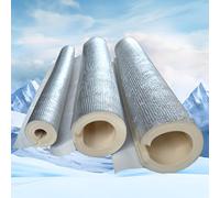 Pipe Insulation Foam Tube, opening self-adhesive waterproof insulation pipe, Wrap with Aluminum Foil(114mm/4.49in)