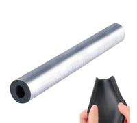 Pipe Insulation Foam Tube, Pre Slit Duct Wrap with Aluminum Foil, Hollow Sleeve, Factory Plumbing, Water Frost Protection(ID 89mm*TH 20mm)