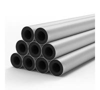 Pipe Insulation Foam Tube Self-Adhesive Wrap with Aluminum Foil for Spigot, Sprinkler, Water Heater Pipes, and Antifreeze(ID*TH 219*20mm/8.62*0.79in)