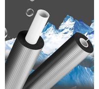 Pipe Insulation Foam Tube, Wrap Aluminum Foil Covers, for Outdoor Spigot Outside Water Winter(thickness0.95m)(ID*TH 22*30mm/0.87*1.18in)