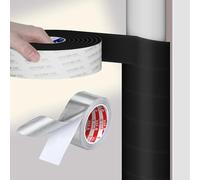 Pipe Insulation Tape Wrap, Outdoor Foam and Foil Water , Self-Adhesive with Aluminum(TH 2mm/0.08in(x)W 30mm/1.18in)