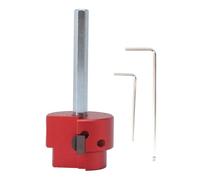 Pipe Reamer Kit, Aluminum Pipe Fitting Reamer with 2 Accessory Bits, Compact Socket Saver for Drain Lines and Vent Pipes, Lightweight and Portable Plumbing Tool (1 pollice)