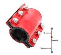 Pipe Repair Clamp - Steel Repair Clamp | Pipes Repairs Clamps For Effective Sealing Easy Installation Tube Repairs Solution Plumbing Maintenance Daily Use And Versatile Pipe Applications