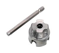 Pipe Threader - Strumento di filatura manuale, Nipple Extractor Tap & Die Integrated Internal & External Pie Threding Tool, Drill elettrico compatibile con doppia funzione Ppe per foro macchina foro