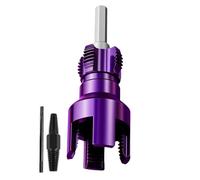 Pipe Threading Tool, Internal External Thread Restorer, 18.7mm 1/2 Inches Integrated Opener Kit, Rust Removal Extractor for Plumbing Repair Construction Garden Basement Alloy Steel