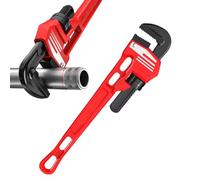 Pipe Wrench - Alloy Steel, 31.5cm High Hardness, High-Temp Resistant Straight Pipe Wrench | Secure Clamping Lever-Saving Design For Home Repair Industrial Installation