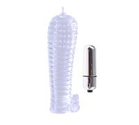 Pipedream 103759 Textured Sleeve And Bullet Clear