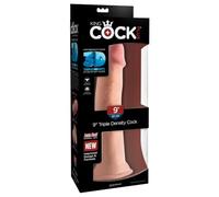 KING COCK - DILDO TRIPLA DENSIT 23 CM