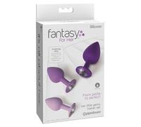 FANTASY FOR HER - SET DI PLUG ANALI VIOLA