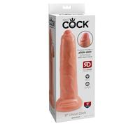 King Cock 9" Uncut Light 9 Pollici