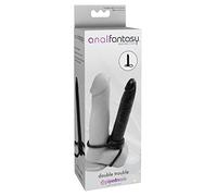 Pipedream Anal Fantasy Collection Double Trouble Black 5,3 Pollici (13,4 cm)