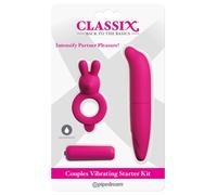Pipedream Classix Couples Vibrating Starter Kit Pink