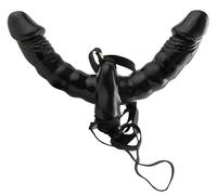 Pipedream - Dildo doppio indossabile (nero) - Fetish