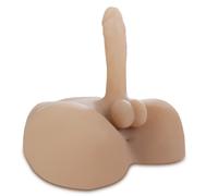 Dildo realistico con ampia base per sedersi - Profondità: 390 mm, Couleur: Nude, Rayon: Couple, Larghezza: 430 mm, Lunghezza: 360 mm