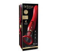 Fantasy For Her Her Ultimate Pleasure 24k Gold Luxury Edition Multifunction Vibrator Rosso