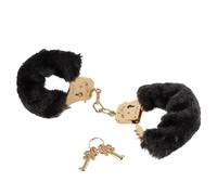 Pipedream Fetish Fantasy Gold Deluxe Furry Cuffs® Gold & Black One Size