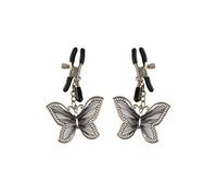 Pipedream Fetish Fantasy Series Butterfly Nipple Clamps Silver 12 cm