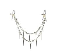 Pipedream Fetish Fantasy Series Rock Hard Nipple Clamps Silver 31 cm