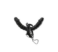 Pipedream Fetish Fantasy Series Vibrating Double Delight Strap-On Black 6 Pollici (15 cm)