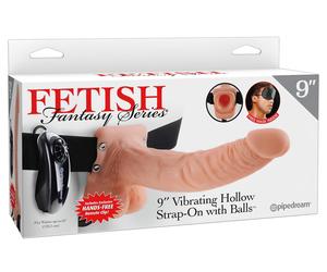 Pipedream - Fetish Strap-on 9 - dildo con imbracatura vibrante (color carne)