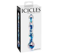 Pipedream Icicles® No. 8 Clear & Blue 17,8 cm