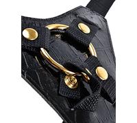 Pipedream Fetish Fantasy Gold Designer Strap-On Black 17,8 cm