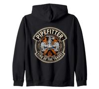 Pipefitter King of The Trades Pride Felpa con Cappuccio