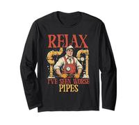 Pipefitter Plumper Relax I've Seen Worse Pipes Maglia a Manica