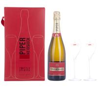 Piper-Heidsieck Champagne CUVÉE BRUT 12% Vol. 0,75l in Giftbox with 2 glasses