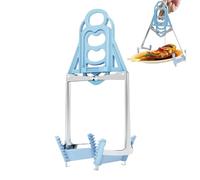 PIPER IN ARGENTO CALDO | Set Morsetto per ciotola calda | Incisore per padella calda, Utensili da cucina con clip per padella resistente al calore resistente al calore, sollevatore per piastre a pru