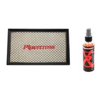 Pipercross Filtro Aria Sportivo per Saab 9-3 900 2.0L 2.3L PP1396DRY + Pulizia