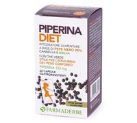 Farmaderbe Piperina Diet Integratore Alimentare, 60 Compresse