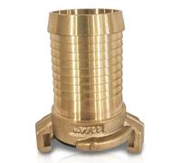 PipeSan Raccordo Rapido in Ottone Sistema Geka 1 1/4'' - Attacco Filettato o Raccordo Tubo da Giardino, Compatibile Gardena, Idoneo Acqua Potabile, Qualità Testata, Antiperdita