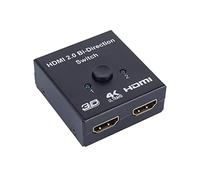 Pipestation,Splitter HDMI 4K,Adattatore per interruttore HDMI 1 in 2 uscite,Supporta 4K Ultra HD UHD 3D 1080P per lettore Blu-ray HDTV Firestick Xbox Playstation Proiettore,by Pipestation