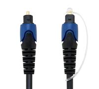 Pipestation Toslink - Cavo audio ottico da 1 metro, compatibile con Samsung LG Sony Sound Bar Smart TV Home Theatre, console stereo
