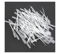 Pipetta 100 pipette graduate con contagocce, trasferimento monouso, Pasteur, forniture for esperimenti trasparenti for laboratorio(1ml)