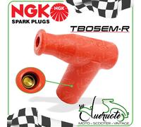 PIPETTA CANDELA CAPPUCCIO NGK ROSSO CAVO FILO UNIVERSALE PER MOTO SCOOTER RACING