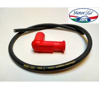 Pipetta cappuccio candela Champion + 60 cm cavo silicone Vespa Moto Enduro Cross