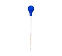 Pipetta Contagocce Scala Vetro Lab Trasferimento Pressione-Blu 5mL