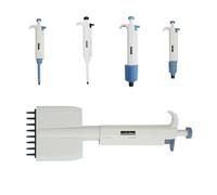 Pipetta da laboratorio Pipetta a volume variabile da laboratorio, micropipetta a 8 canali, erogatore manuale(50-200uL-Plus)