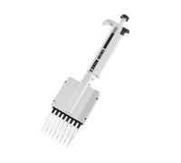 Pipetta da laboratorio Pipetta multicanale Attrezzatura da laboratorio Manuale Micropipetta digitale regolabile 8 canali Pipetta 12 canali(8 Channels 50-300ul)