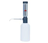 Pipetta da laboratorio, pipette da laboratorio regolabili da 0 a 25 ml, con flacone di reagente in plastica da 1000 ml, erogatore con tappo a pressione, per acido, base, reagente