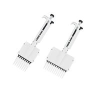 Pipetta multicanale a 8/12 canali con gamma 0,5ul-300ul Micropipetta regolabile digitale manuale da laboratorio Impostazione precisa del volume(8 Channels 5-50ul)