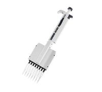 Pipetta multicanale Attrezzatura da laboratorio chimica Micropipetta digitale regolabile Laboratorio 8 canali 12,Resistente agli agenti chimici(8 Channels 5-50ul)