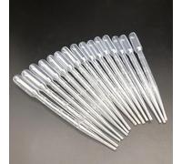 Pipetta Pasteur contagocce in plastica da laboratorio da 100 pezzi da 0,2 ml, 0,5 ml, 1 ml, 2 ml, 3 ml e 5 ml for laboratorio scolastico(1ml)