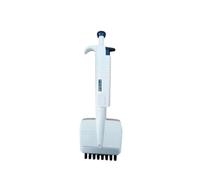 Pipetta, Pipetta multicanale completamente manuale regolabile a 12/8 canali for laboratorio chimico scolastico(8channel 10-100ul)