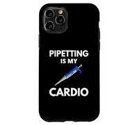 Pipettare è il mio cardio - Biologia divertente, scienza divertente, DNA Custodia per iPhone 11 Pro