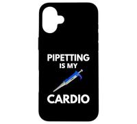 Pipettare è il mio cardio - Biologia divertente, scienza divertente, DNA Custodia per iPhone 16 Plus