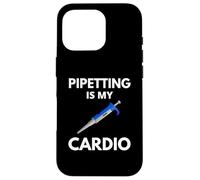Pipettare è il mio cardio - Biologia divertente, scienza divertente, DNA Custodia per iPhone 16 Pro