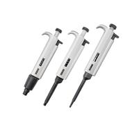 Pipettatore Micropipetta Da Laboratorio 2 Pezzi, Pipetta Digitale A Canale Singolo Regolabile, Mezza Plastica Con Punta 0,1-10 Ml per Laboratorio(M0.1-2.5ul)